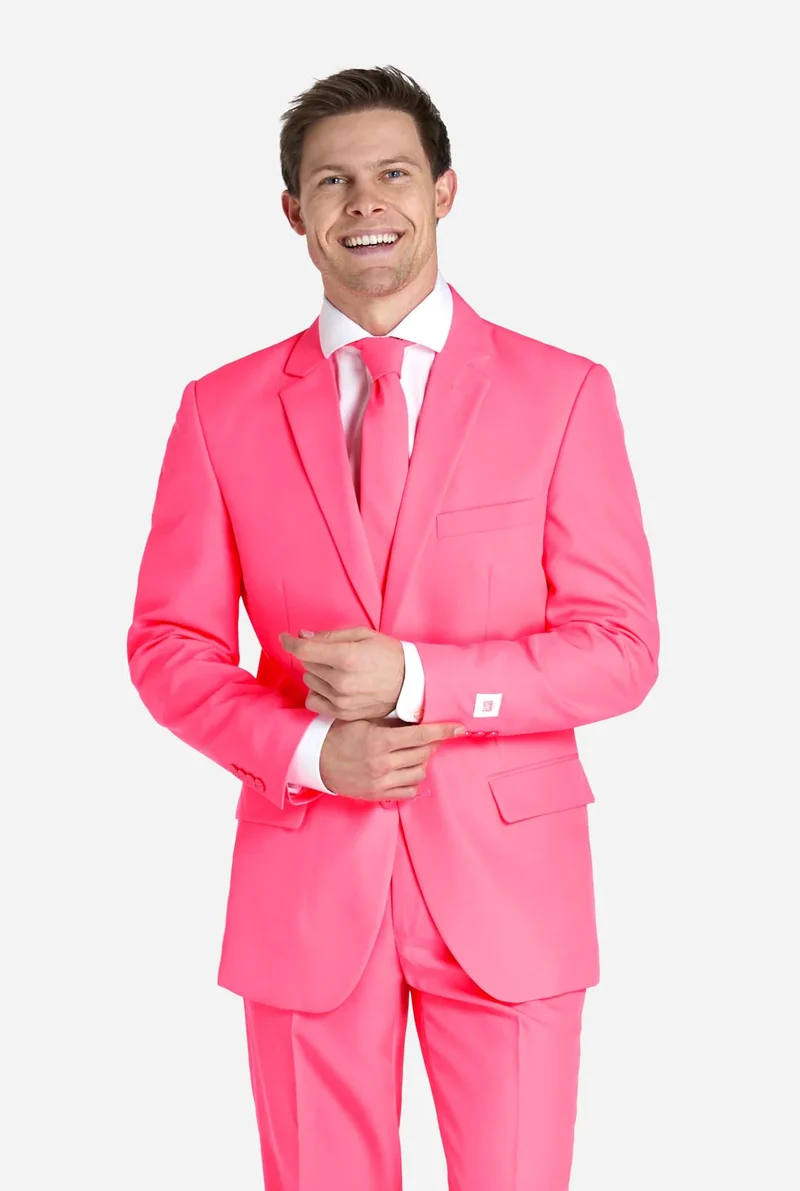 Opposuits | Neon Pink Power | Herenkostuum | Herenpak