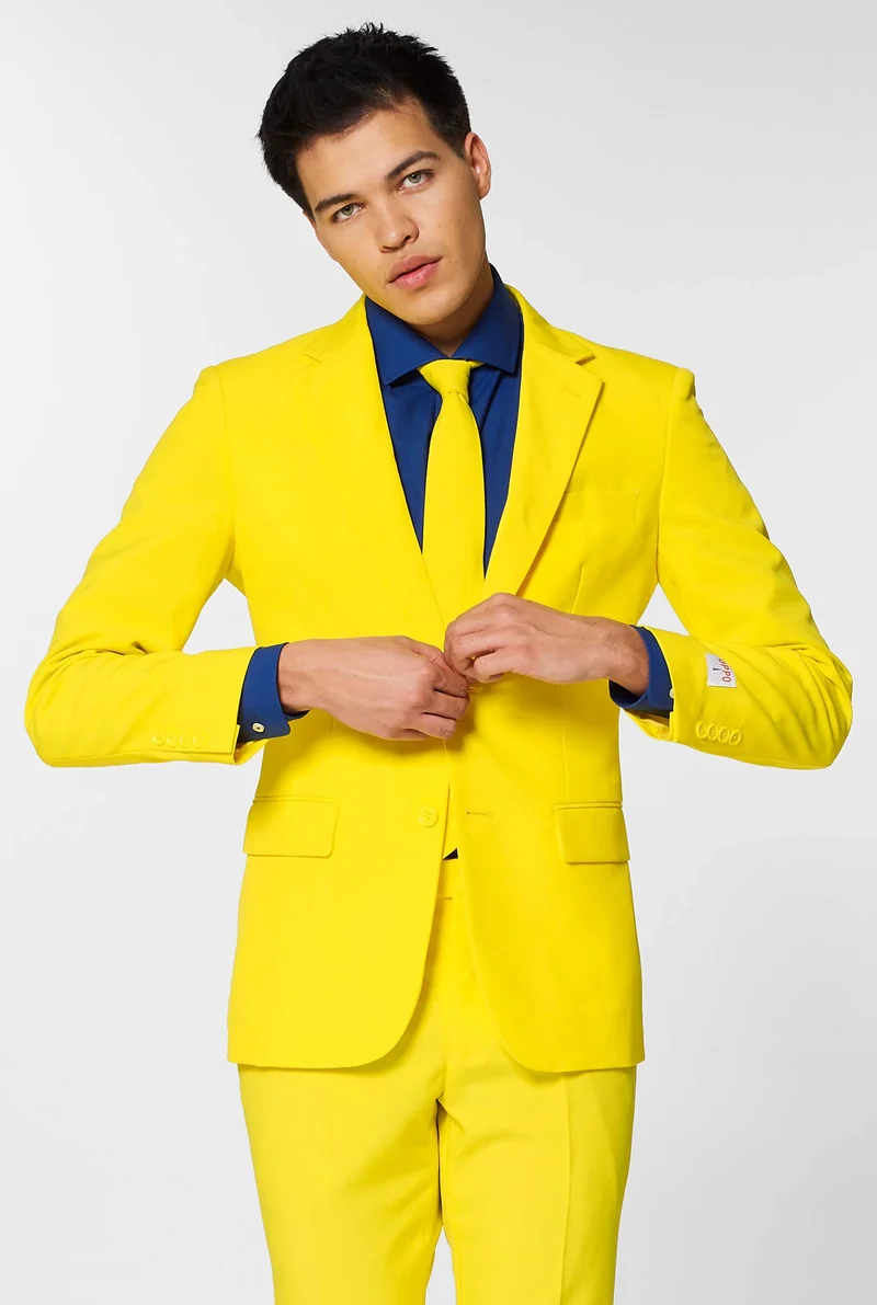 Opposuits | Yellow Fellow | Herenkostuum | Herenpak Geel