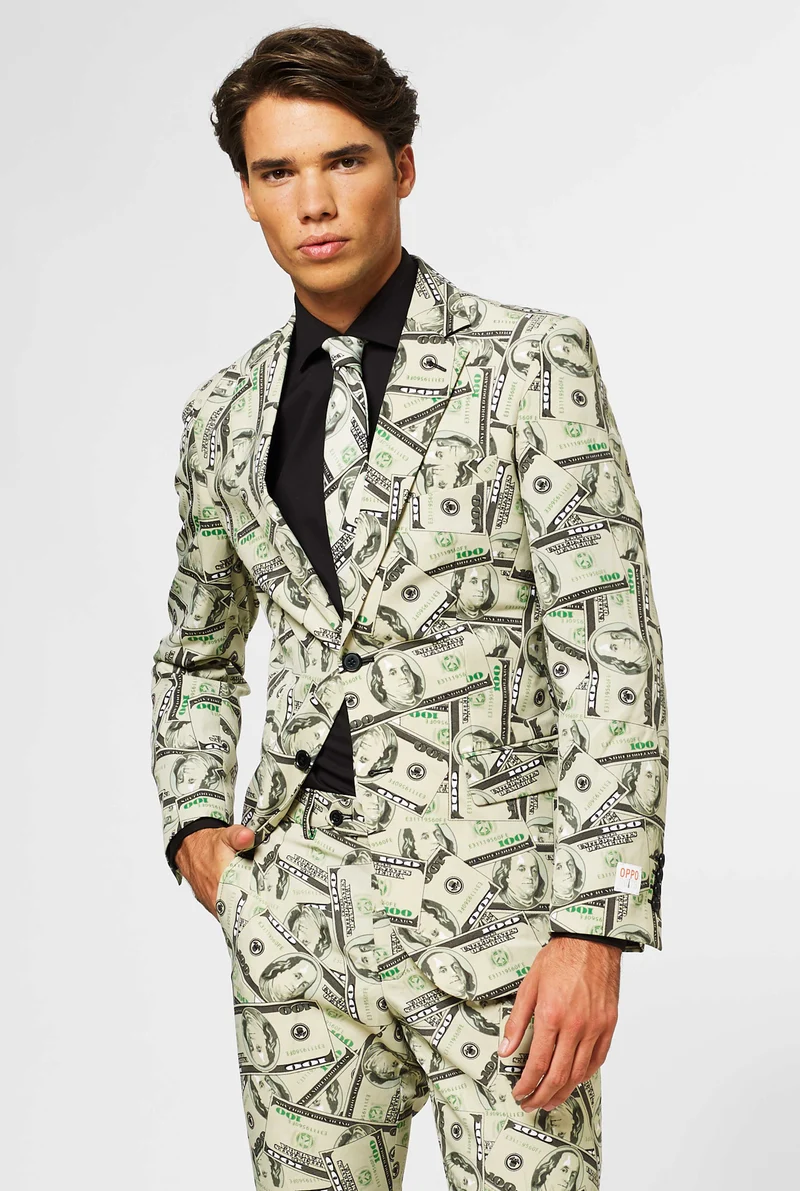 Opposuits | Cashanova | Herenkostuum | Herenpak dollarprint