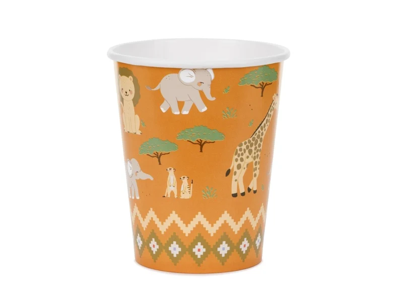 Safari Becher Orange 220ml 6 Stk