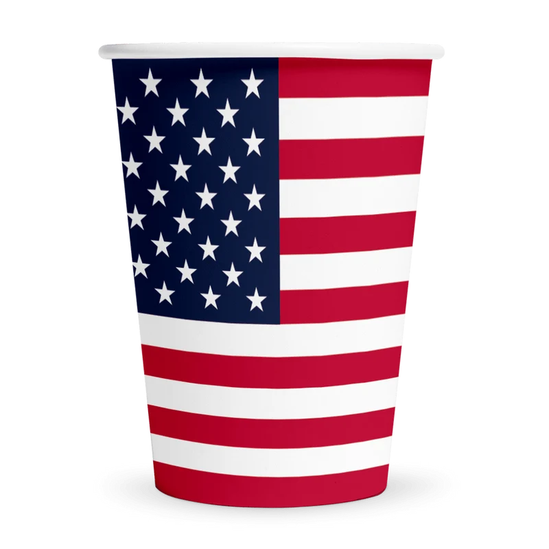 Amerika Becher 210ml 8Stk