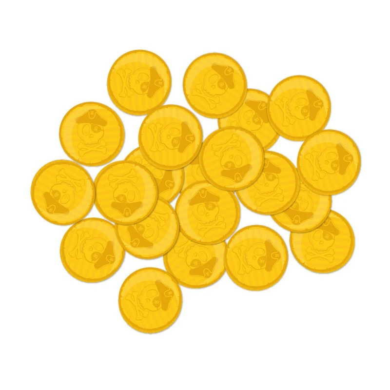 Piratentisch Konfetti Goldmünzen 16gr