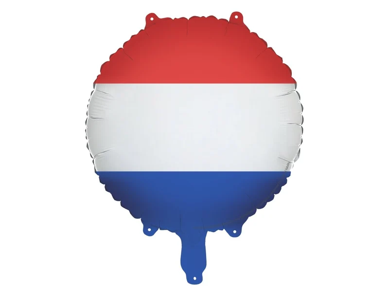 Heliumballon mit niederländischer Flagge, 45 cm, leer