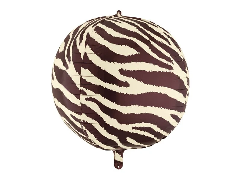 Helium Ballon Zebra Ball 75cm Leer