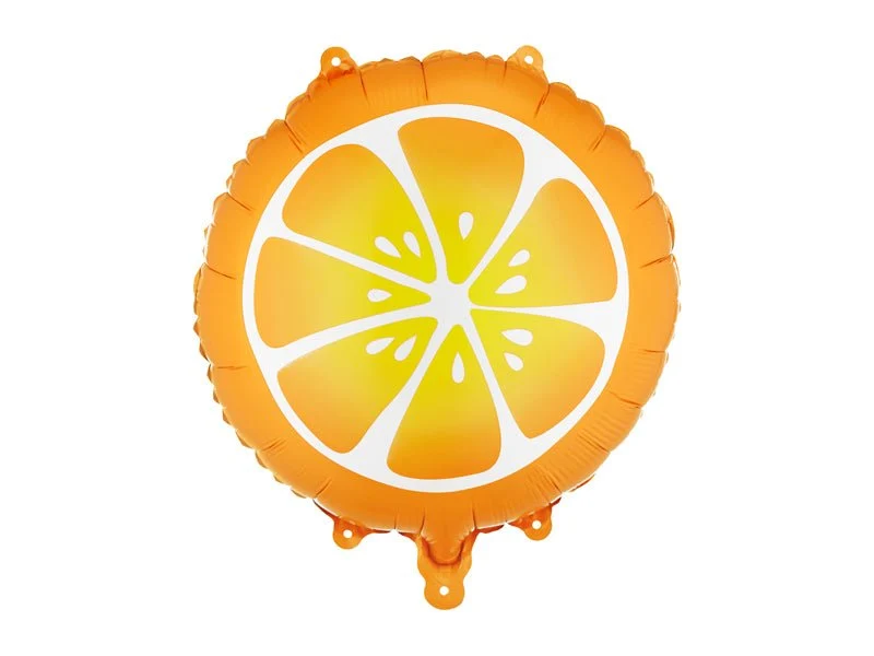 Heliumballon Orange 35cm Leer