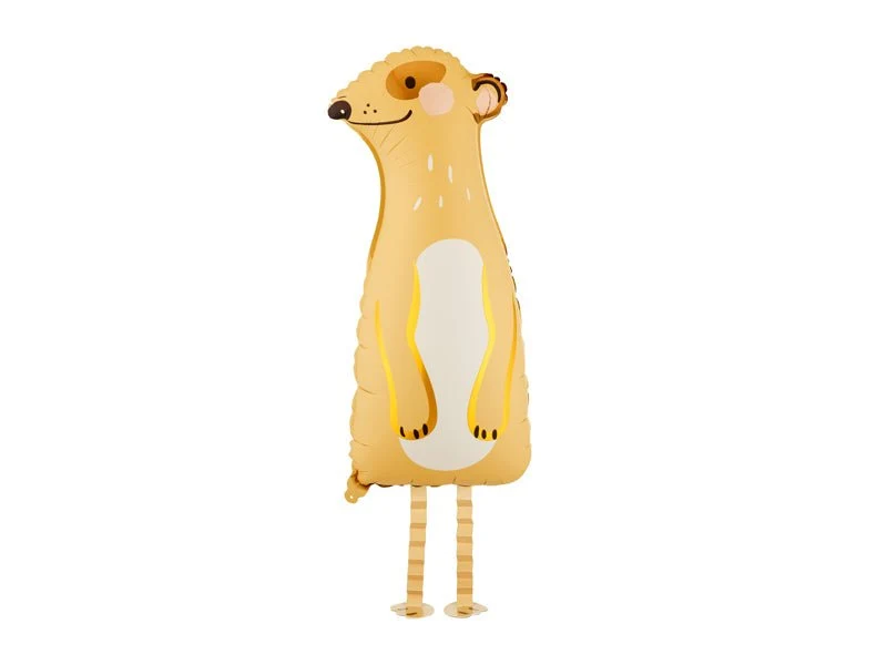 Erdmännchen Helium Ballon 67cm Leer