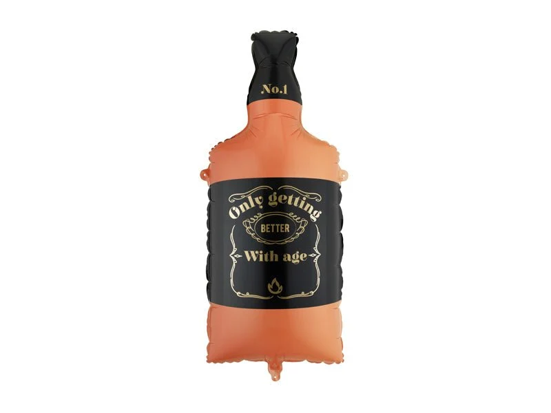 Whiskey Flasche Helium Ballon 86cm Leer