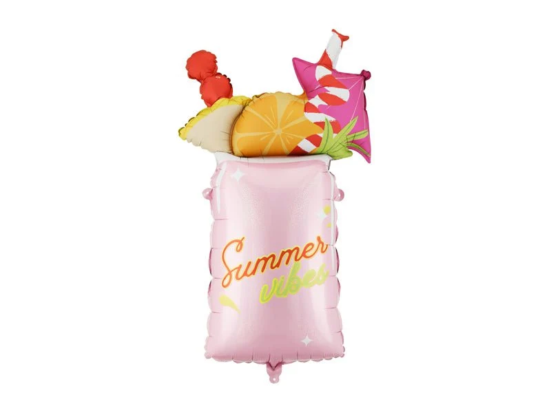 Cocktail Helium Ballon Summer Vibes 79cm Leer