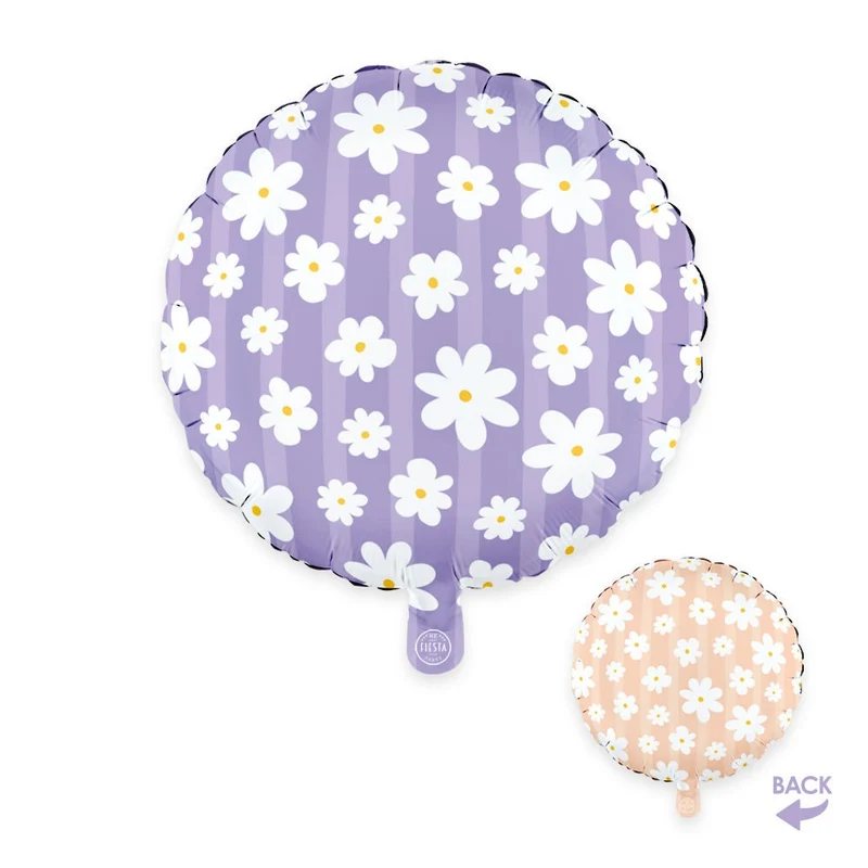 Gänseblümchen Heliumballon Doppelseitig 45cm Leer