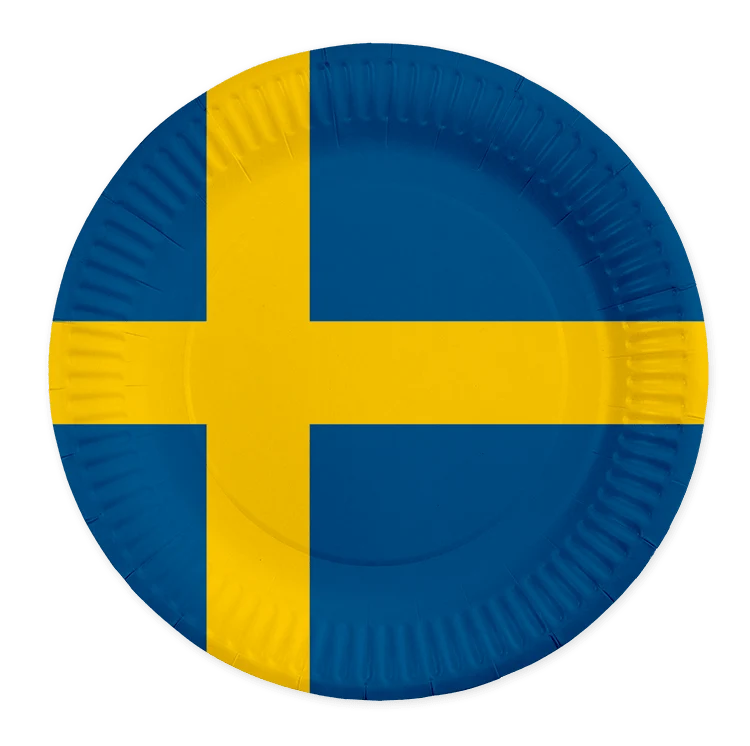 Schweden Teller 23cm 8Stück
