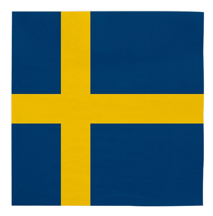 Schweden Servietten 3 Lagen 33cm 20Stück