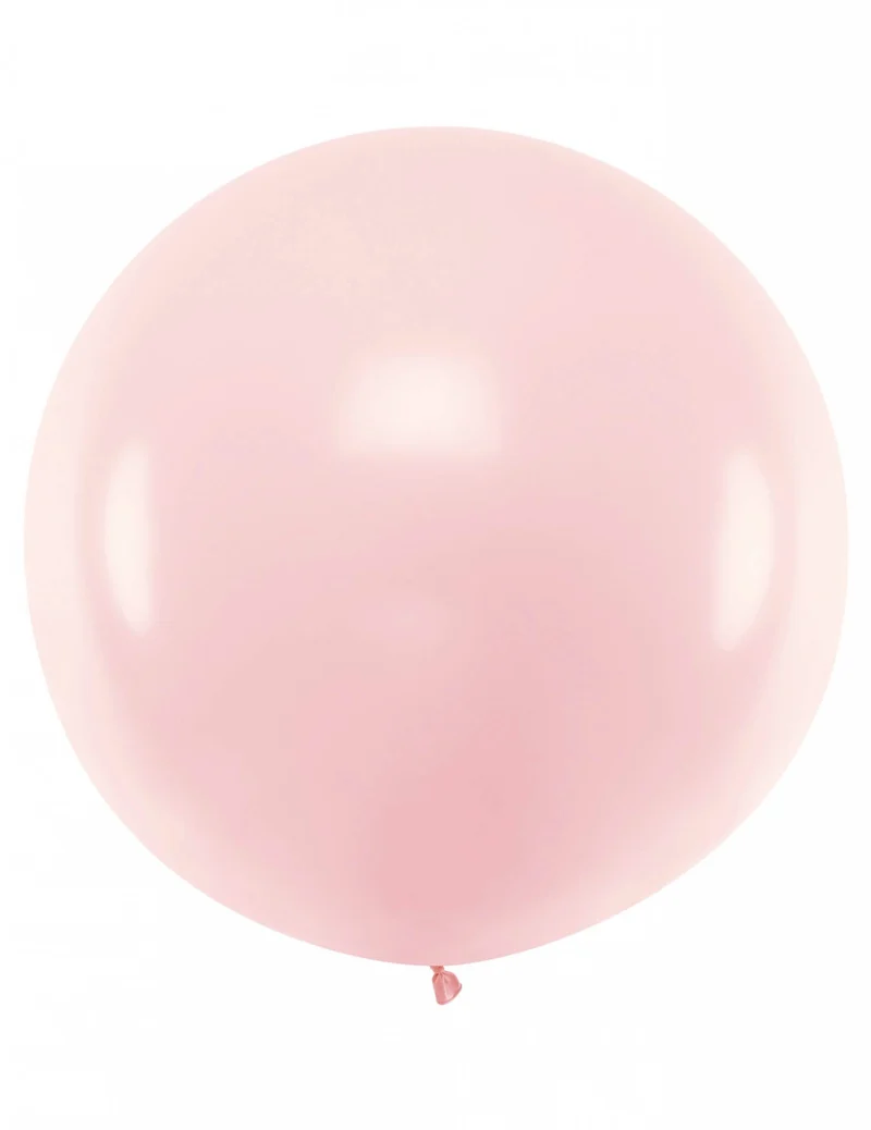 Übergroßer Latex-Ballon Partyzubehör rosafarben 60 cm