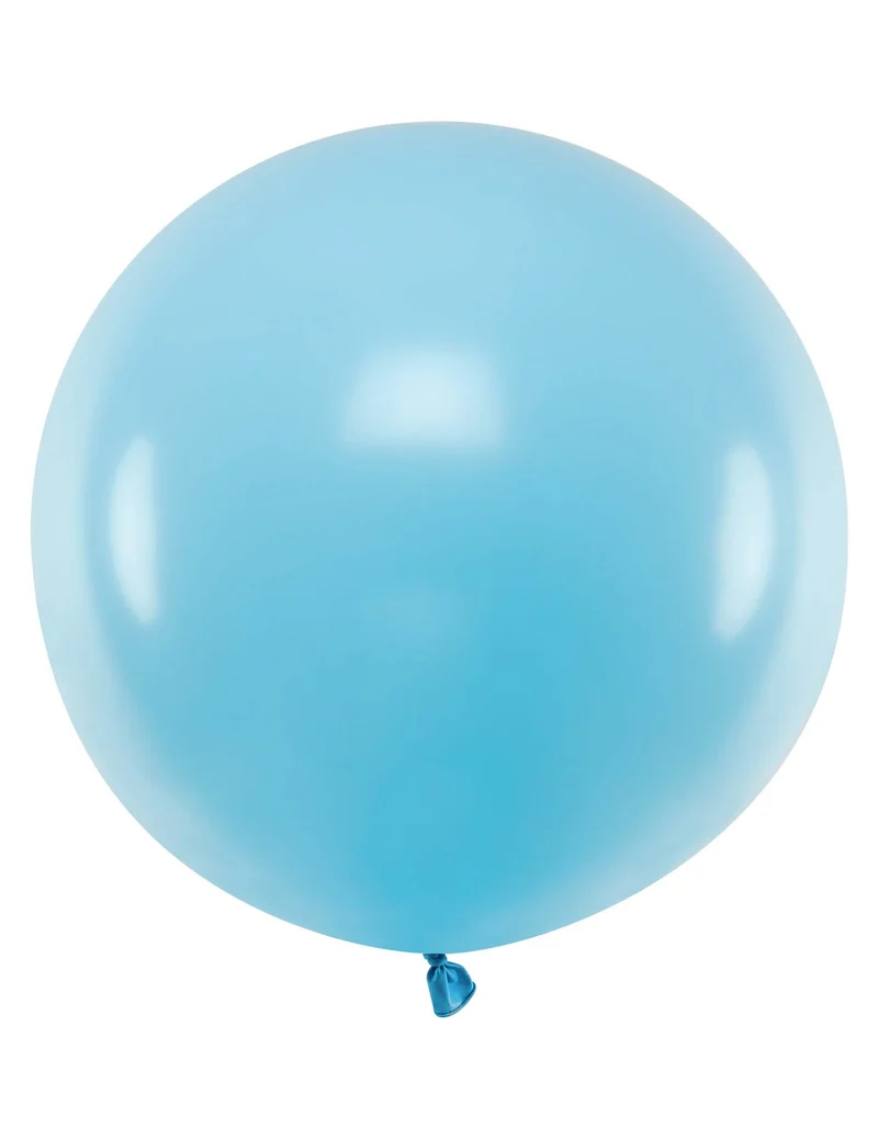 Riesenballon Raumdekoration für verschiedene Anlässe blau 60 cm