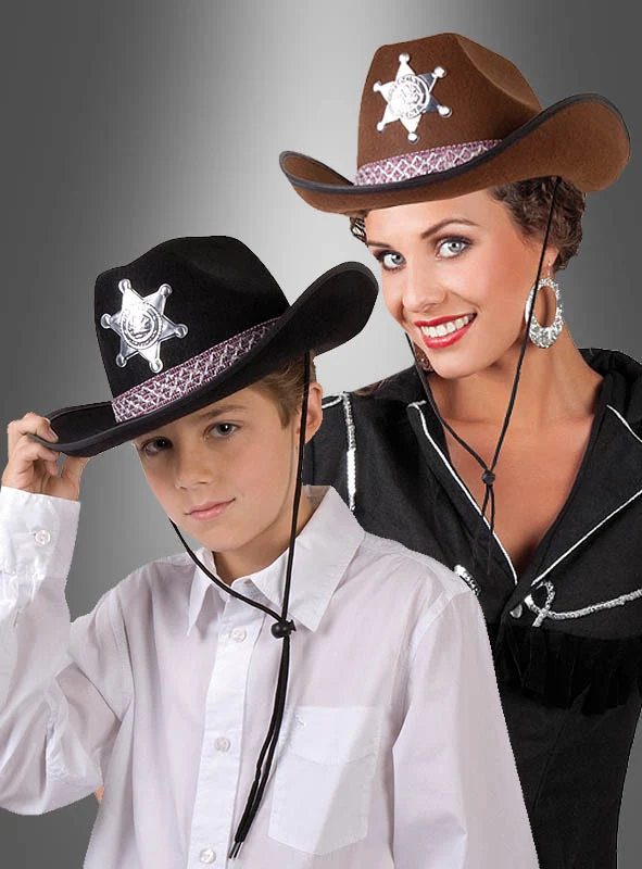 Cowboyhut für Kinder und Damen
