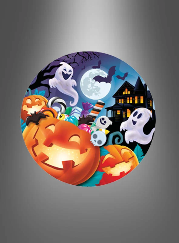 6 St. süße Halloween Teller 23cm