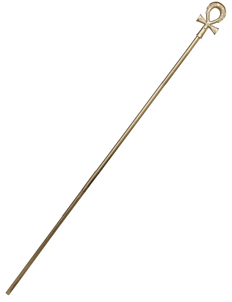 Pharao-Stab Anch Antike-Accessoire gold 168 cm