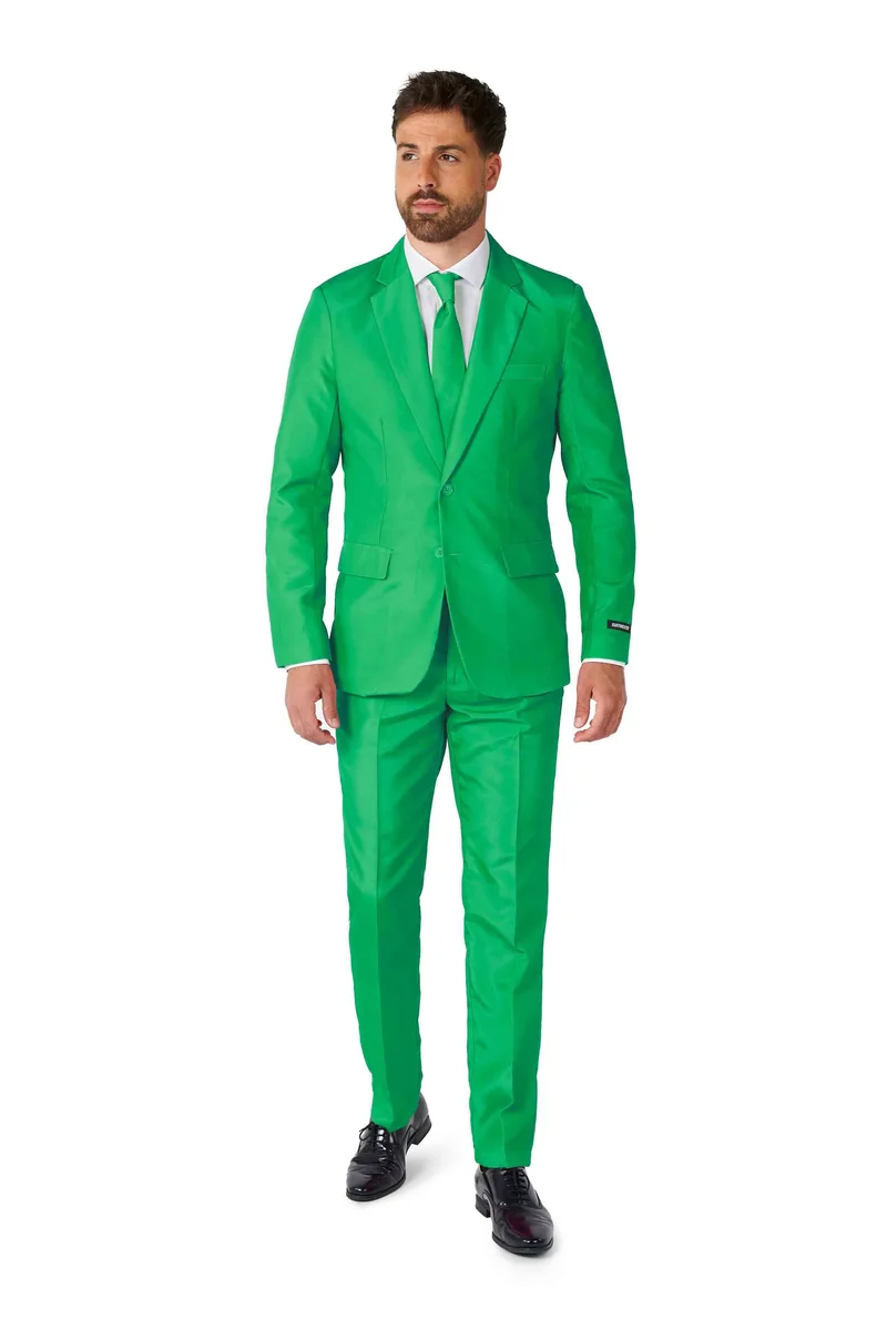 Suitmeister | Solid Green | Herenpak | Herenkostuum Groen
