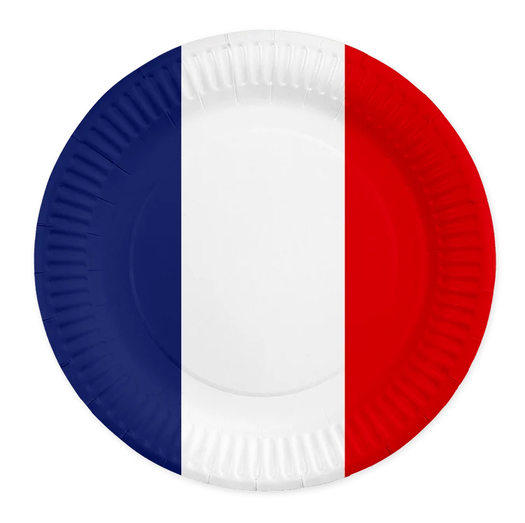 Frankreich Teller 23cm 8Stück