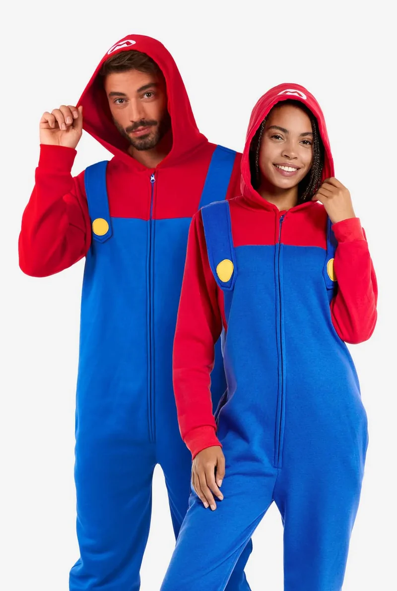 Opposuits Mario Onesie | Voor Volwassenen | Unisex | Super Mario ™