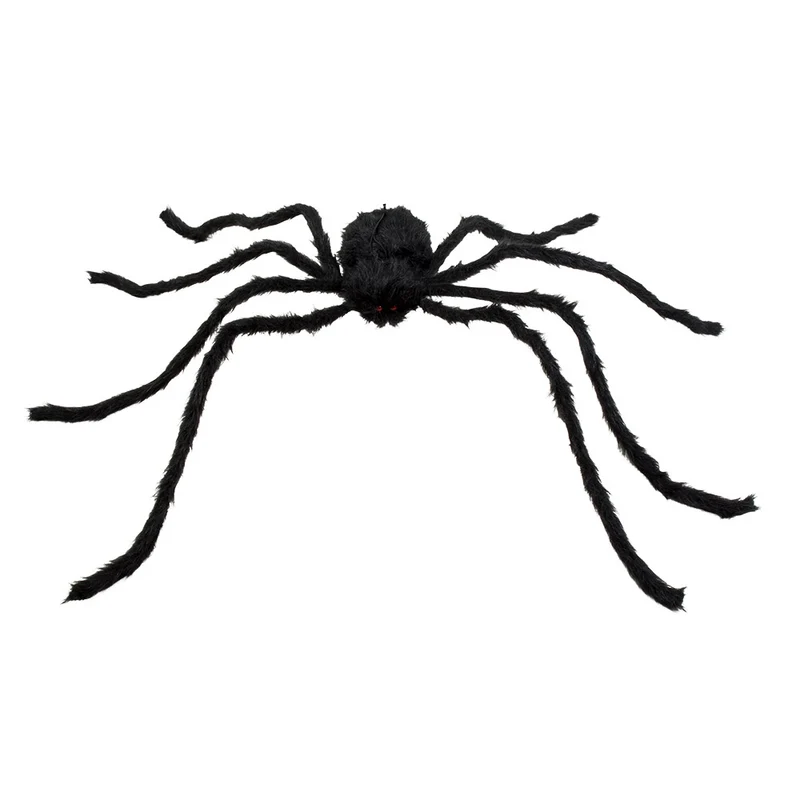 Harige Spin – Grote Halloween Decoratie (75 x 125 cm)