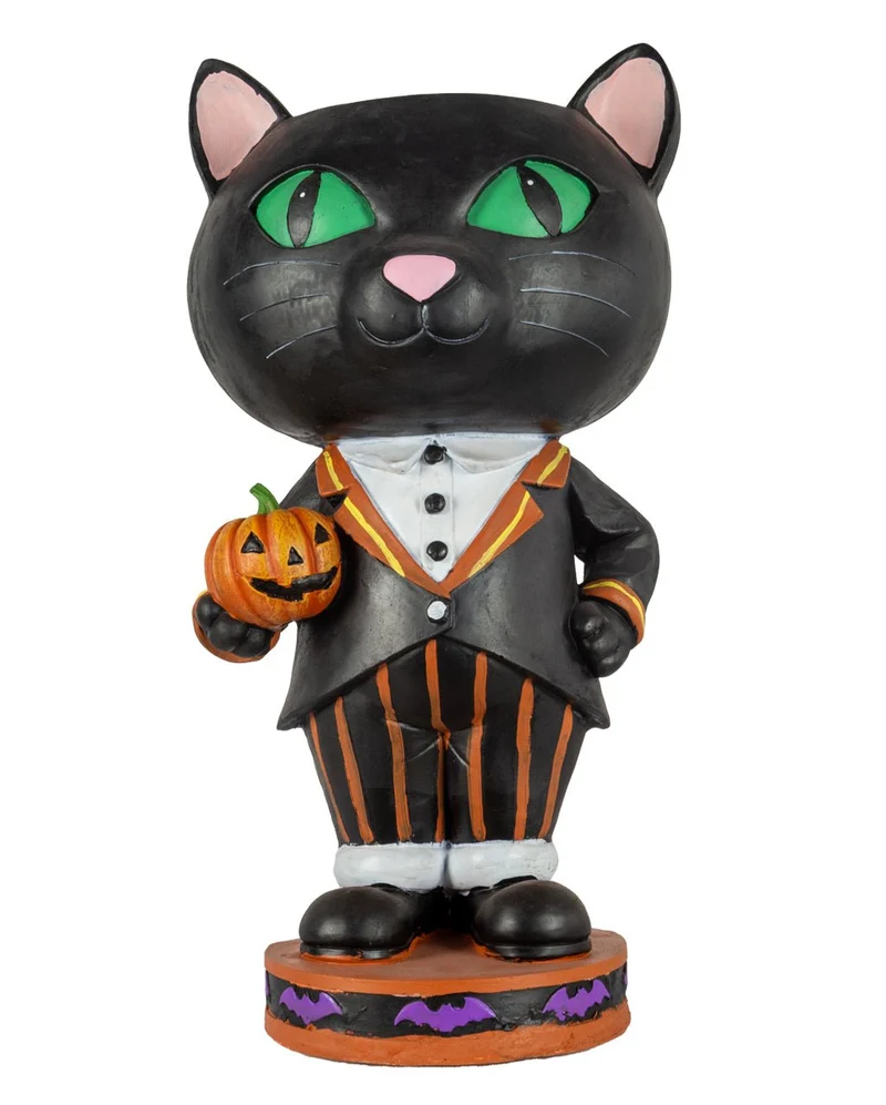 Halloween Katze als Bonbonschüssel 72cm