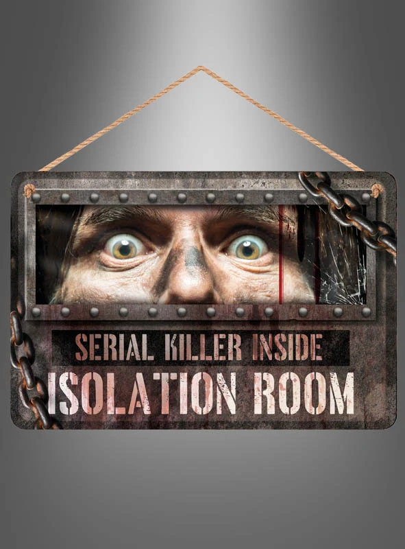 Türschild Serienkiller 30x20cm Halloween