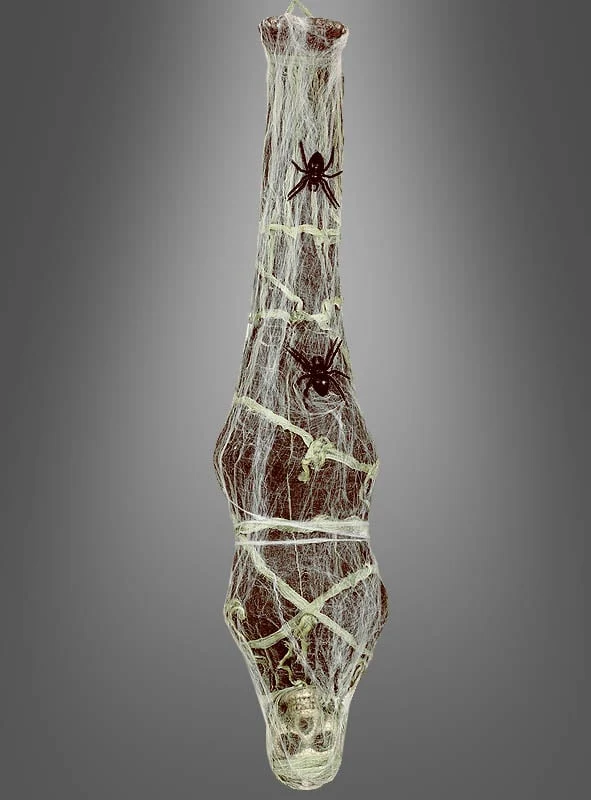 120cm Eingesponnener Skelett Kokon