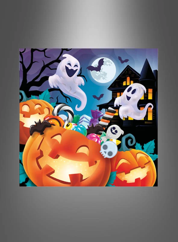 12 St. süße Halloween Servietten 33x33cm