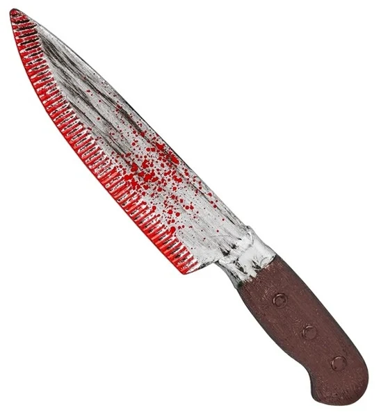 BLUTIGES MESSER 30 CM