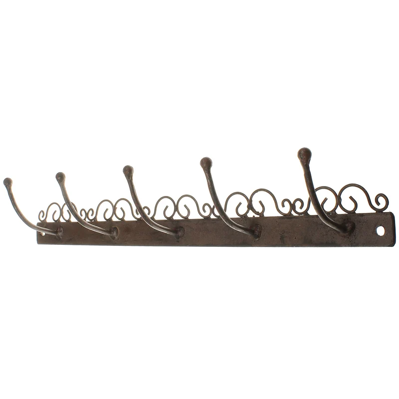Garderobe Metall antikbraun