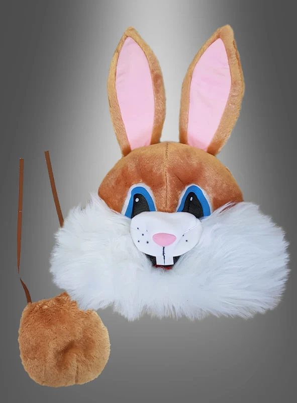 Hasen Set mit Vollmaske Blue Eyes