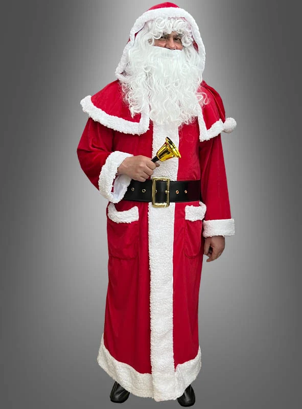 Weihnachtsmann Mantel mit Stiefelüberzieher