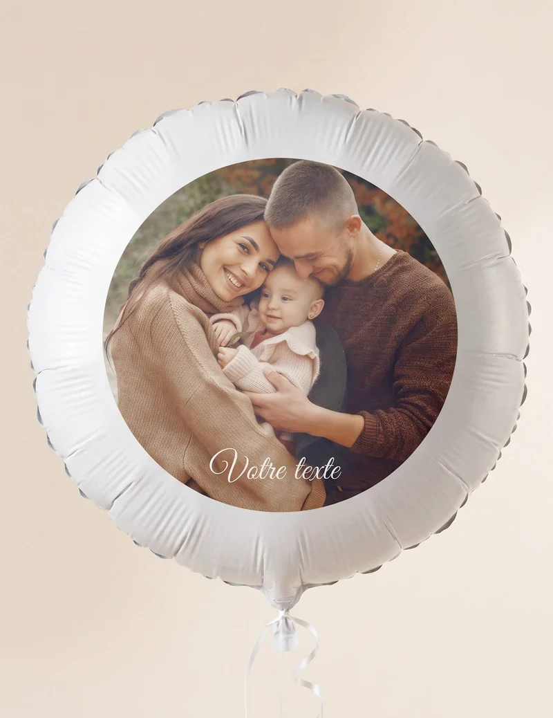 Ballon aluminium personnalisable 50 cm