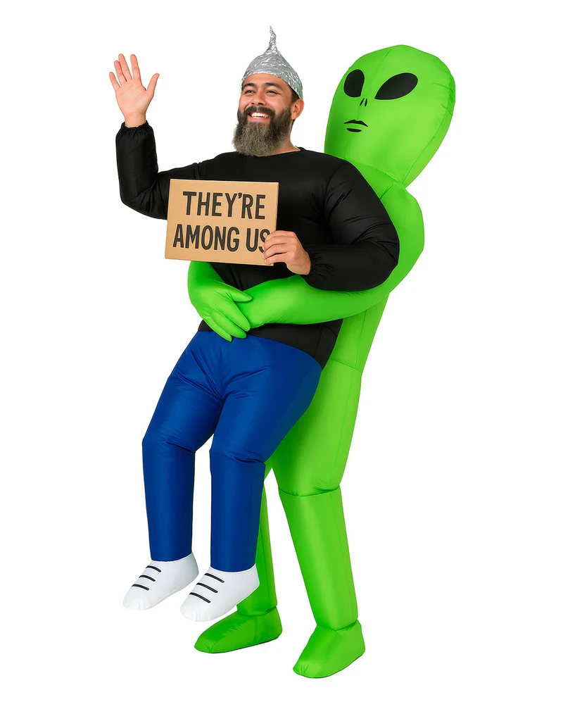 Carry me Alien Kostüm für Erwachsene