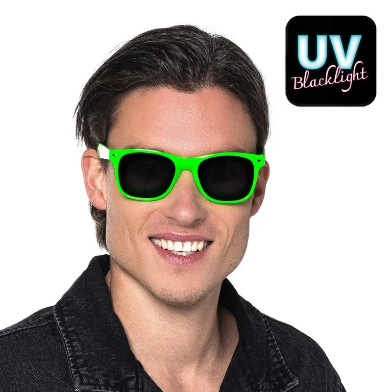 Partybrille „Pop“ neongrün UV