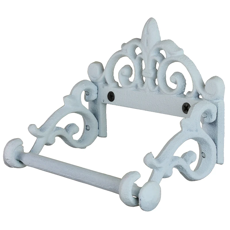 Toilettenpapierhalter Weiß Antik Sapri