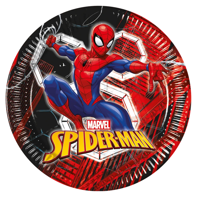 Spiderman Teller 26cm 6Stück