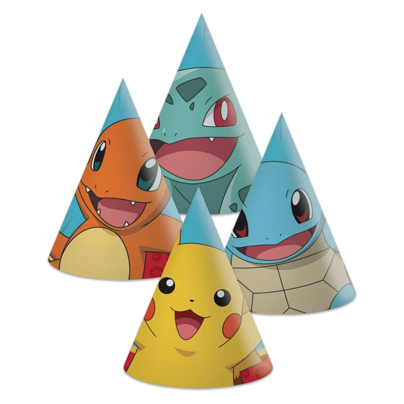 Pokemon Party Hüte 6 Stk