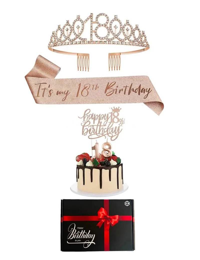 Zubehörpaket zum 18. Geburtstag