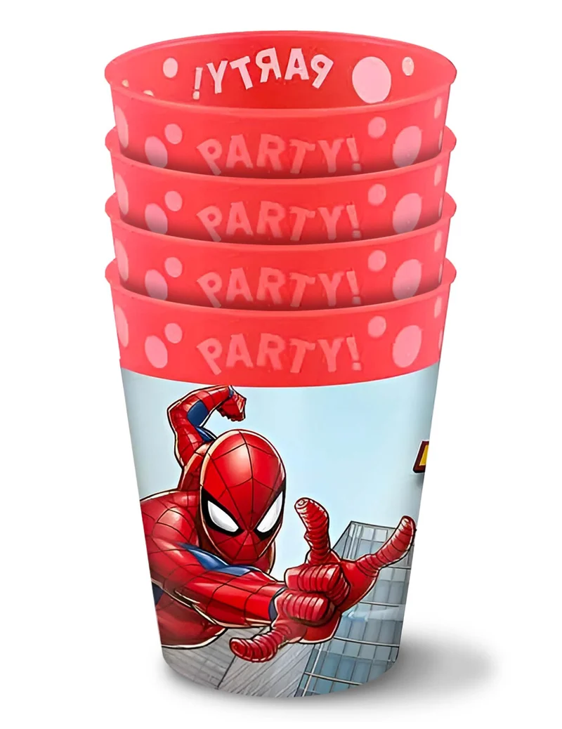 4 Spiderman™ 250 ml Mehrwegbecher