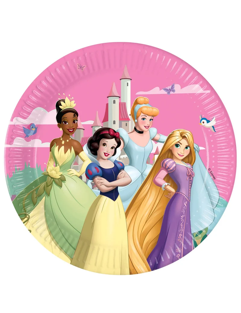 8 Disney Princess™ Teller 23 cm