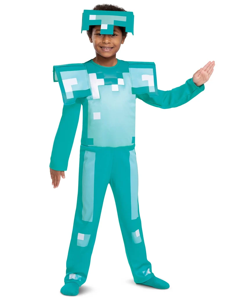 Minecraft™ Steve Diamantrüstung kinder