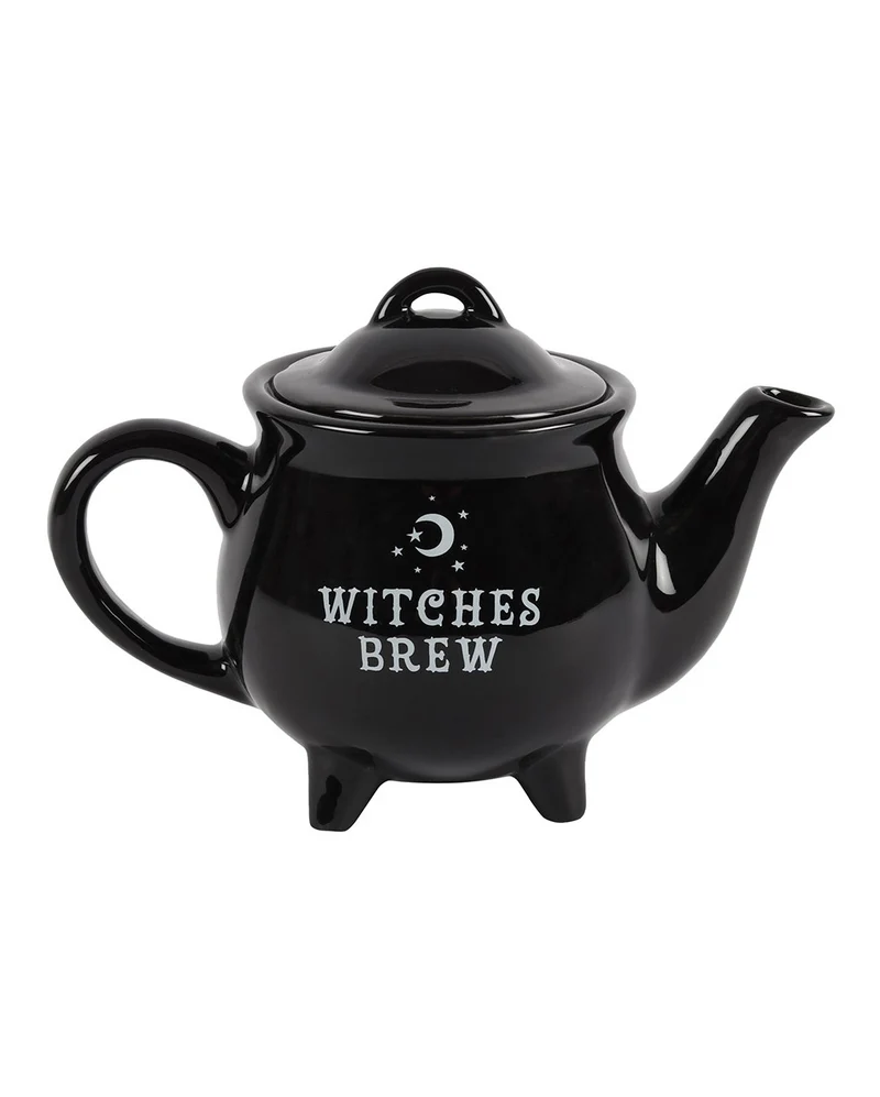 Schwarze Hexengebräu Teekanne