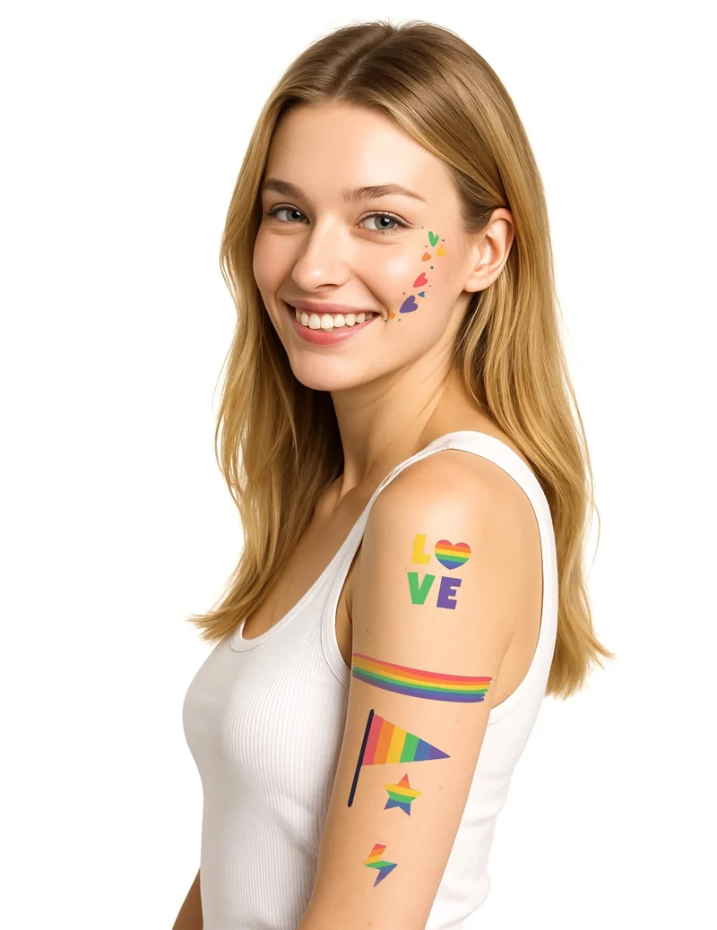 Regenbogen-Tattoos