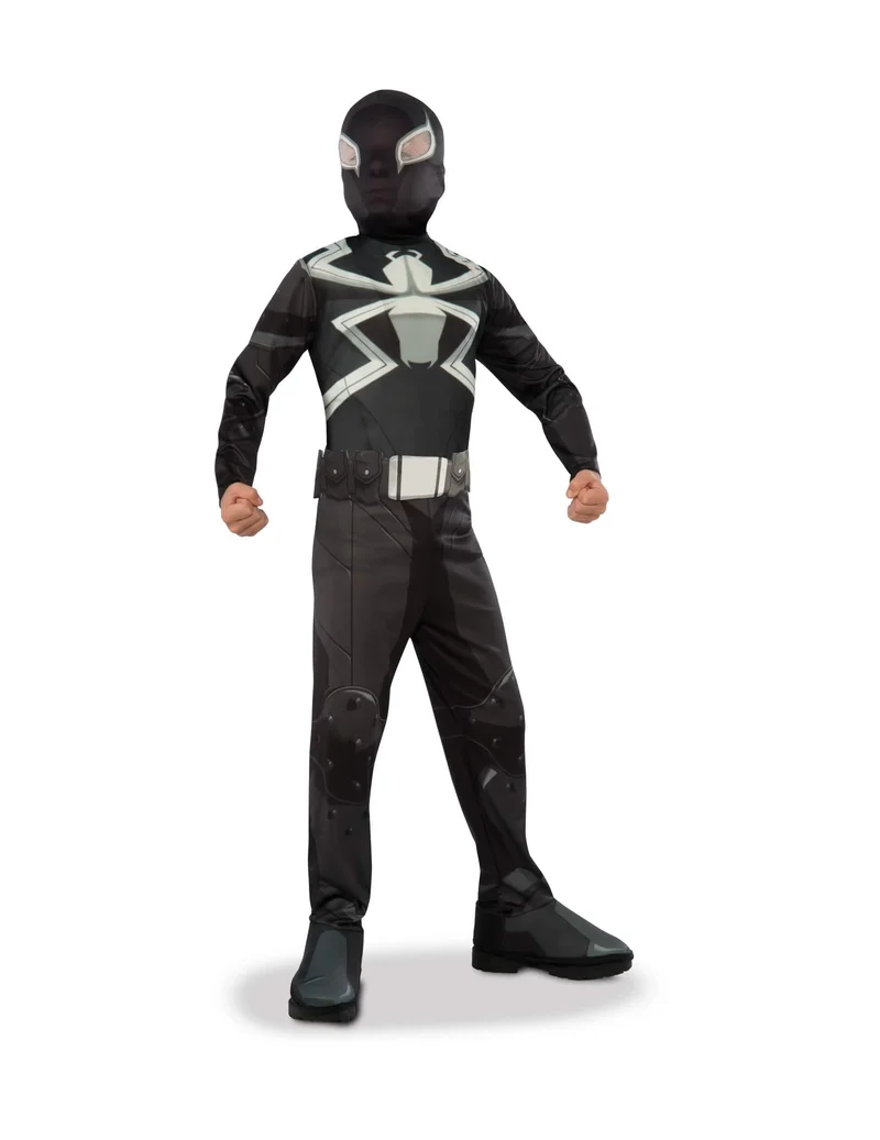 Venom™-Kostüm für Kinder Halloween schwarz