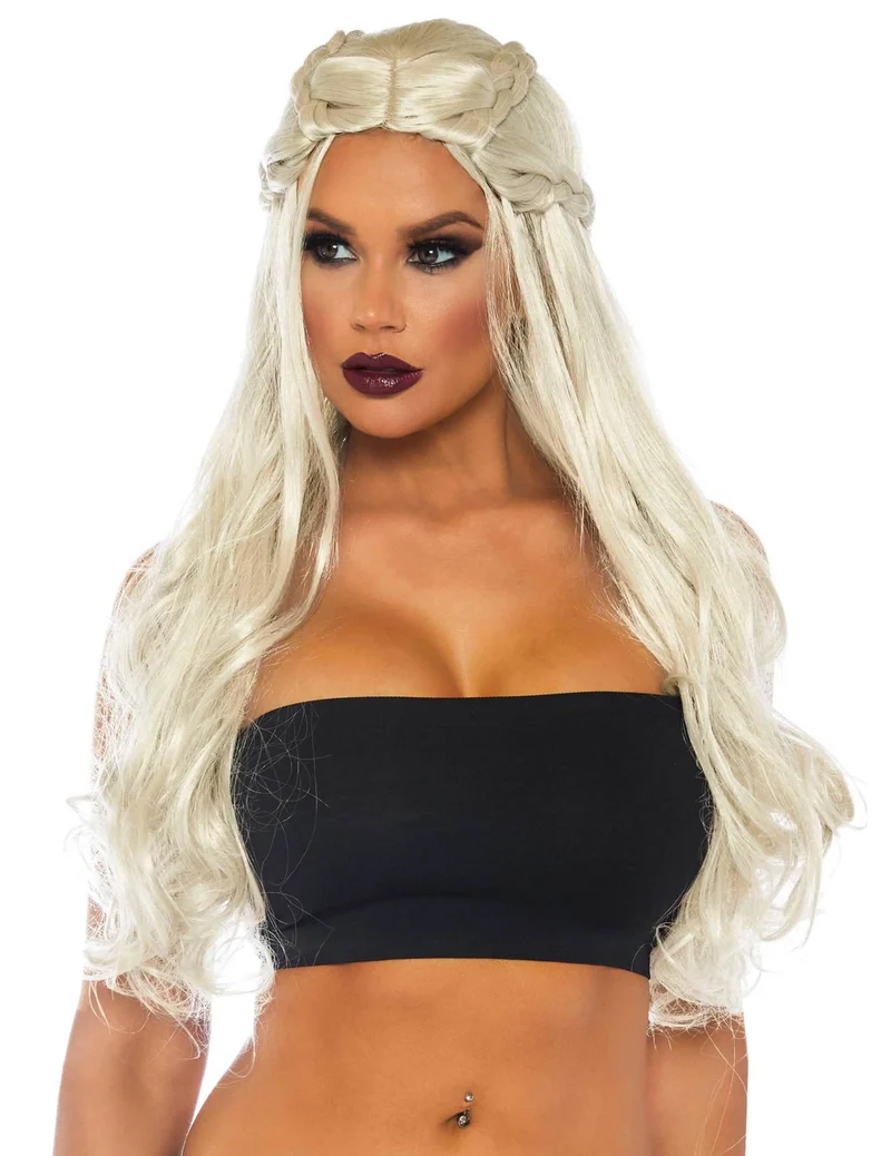 Filmstar-Perücke für Damen Fantasy Kostümzubehör weiss-blond