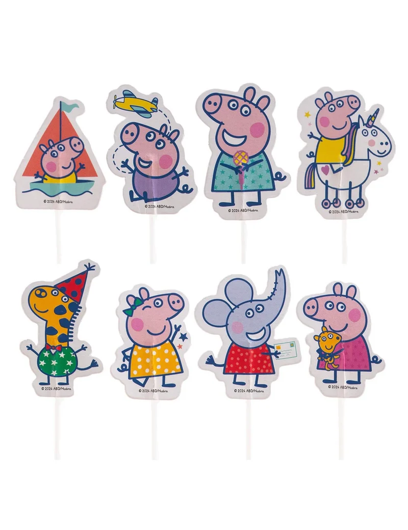 16 Peppa Wutz™ Cake Topper