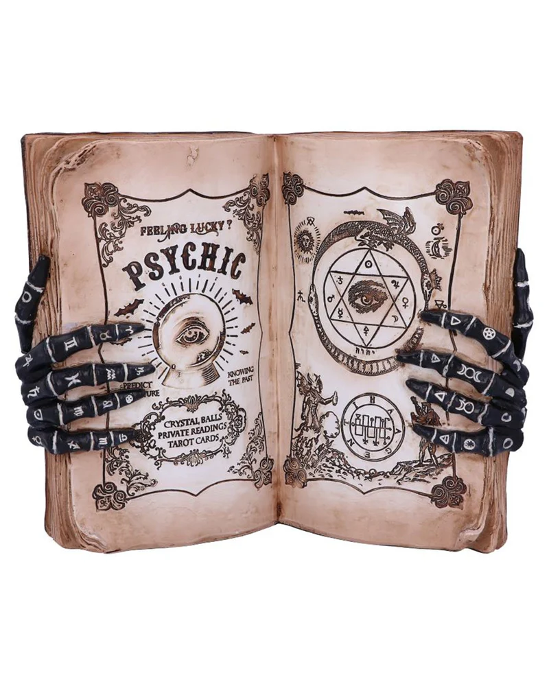 Grimoire Hexenbuch Deko 25,8cm