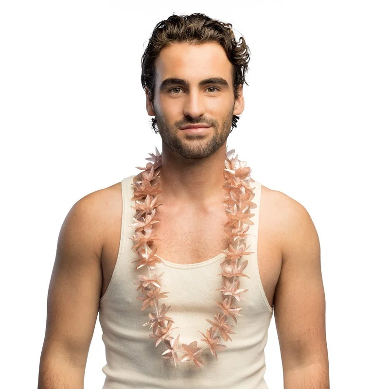 Rose Gold Hawaii Kranz 1m