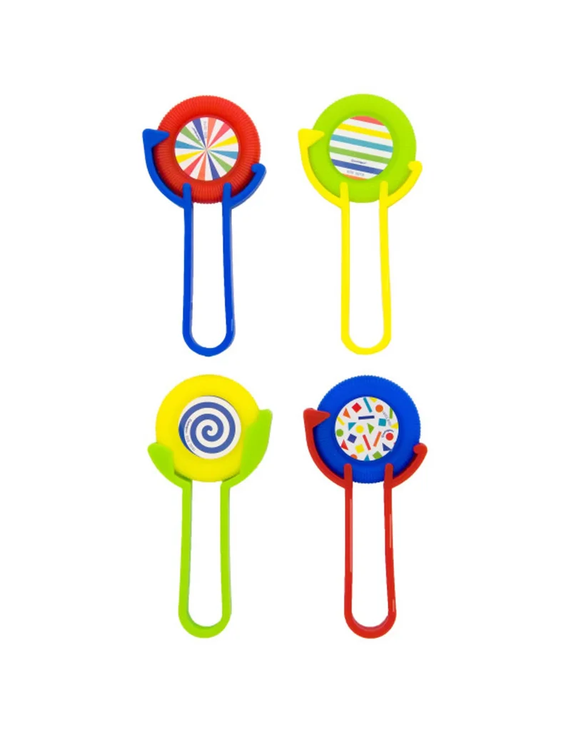 4 Piñata Zubehör: Plastik-Disc-Shooter